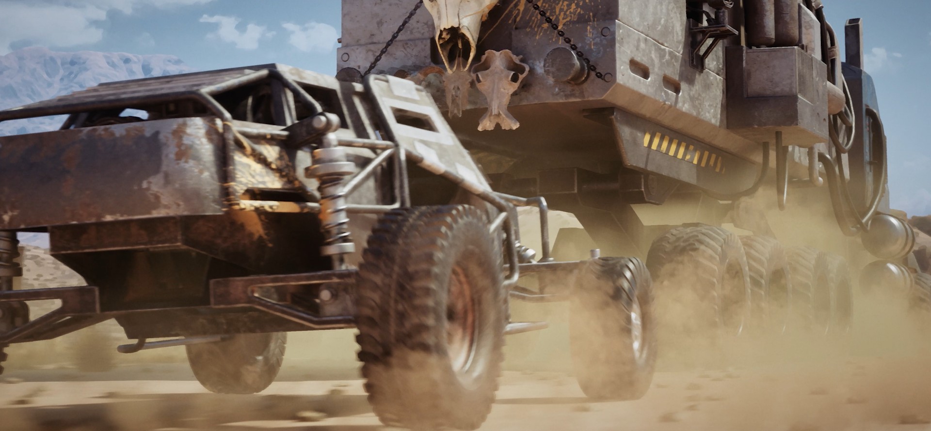 Desert convoy