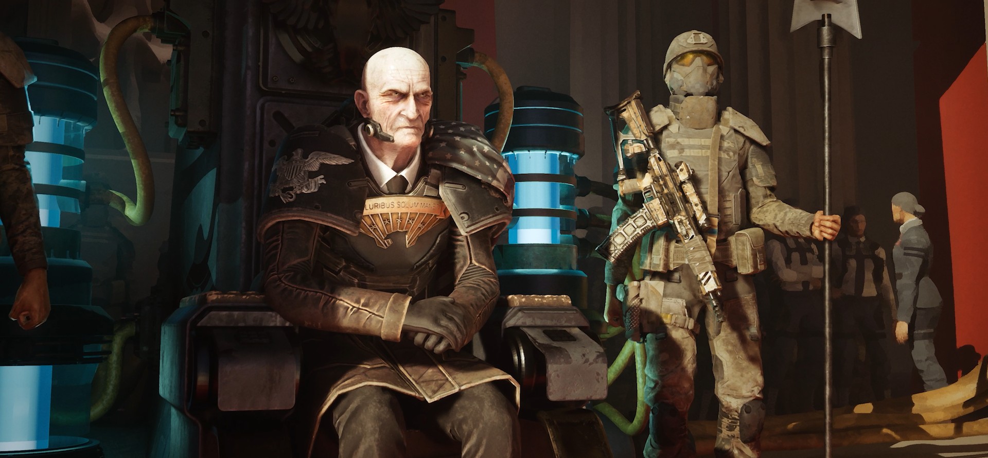 The throne